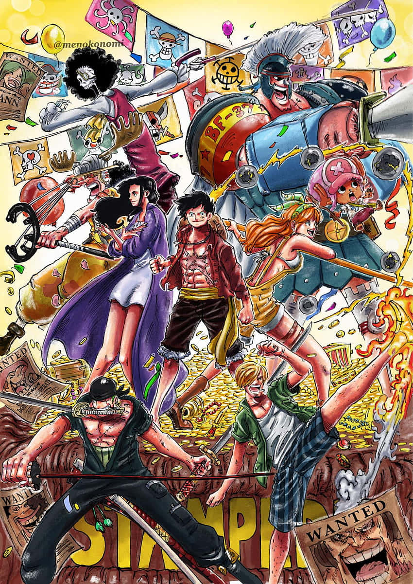 Join Luffy And His Crew As They Search For Hidden Treasure In The Action-packed Movie One Piece Stampede!