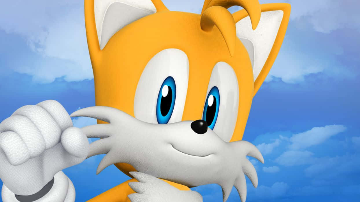 Join The Awesome World Of Flying With Tails! Wallpaper