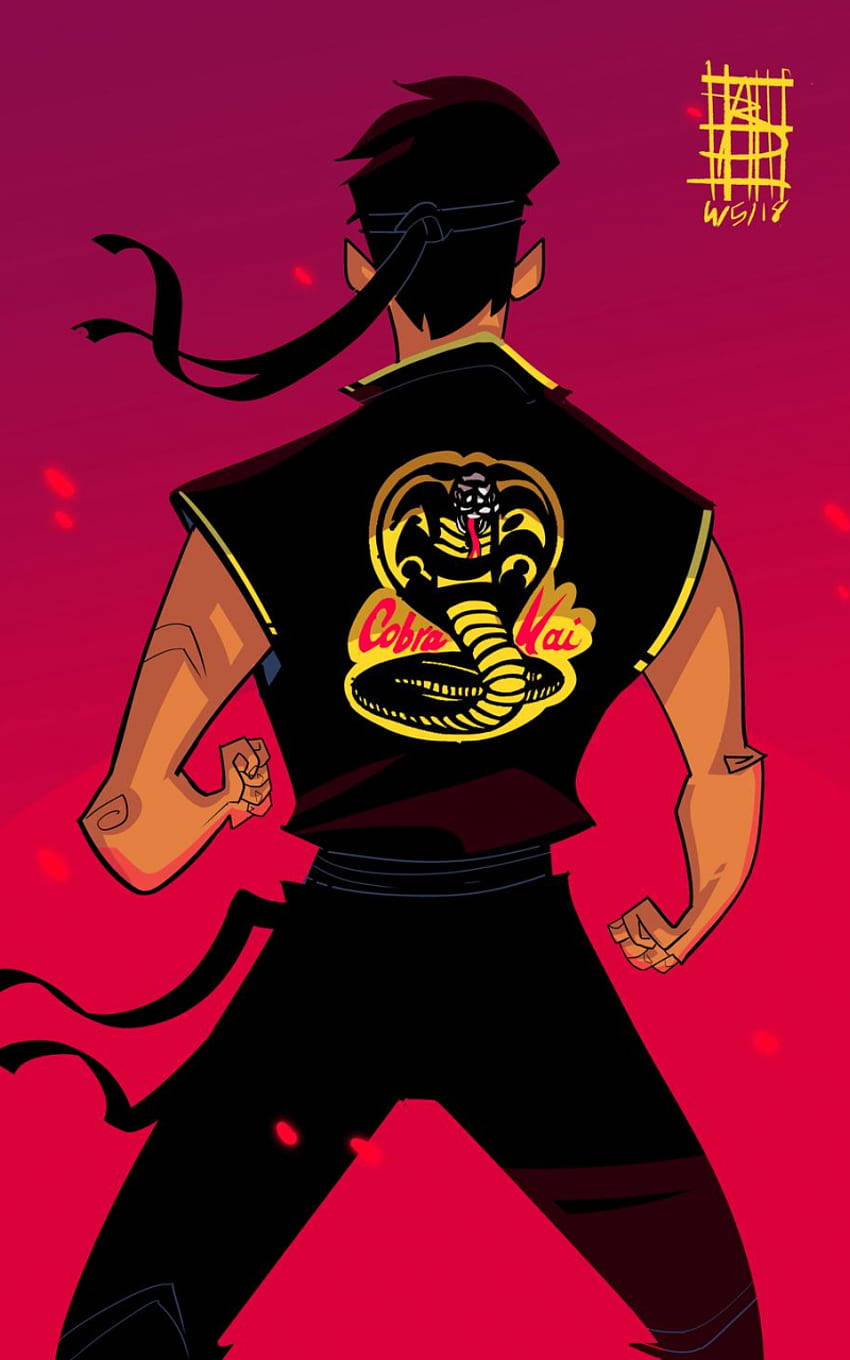 Join The Dojo With The New Cobra Kai Phone Wallpaper