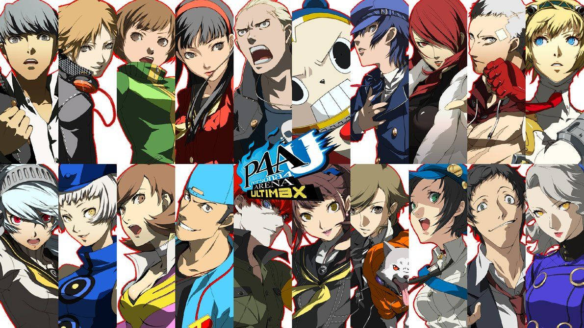 Join The Heroes Of Persona 4 Arena Ultimax In An Electrifying Fight Of Strength, Skill And Wits! Wallpaper