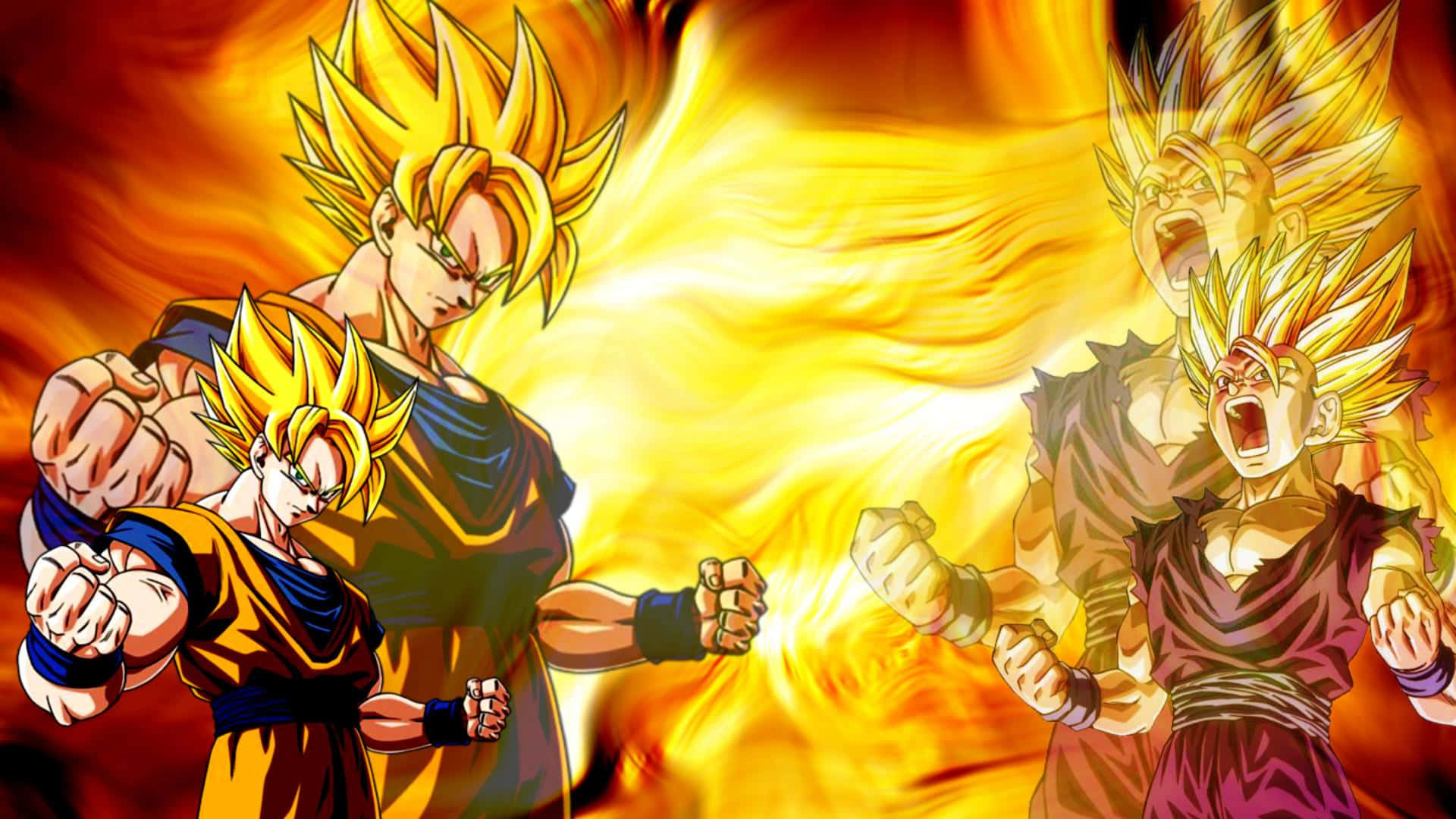 Join The Powerful Saiyan Race Wallpaper