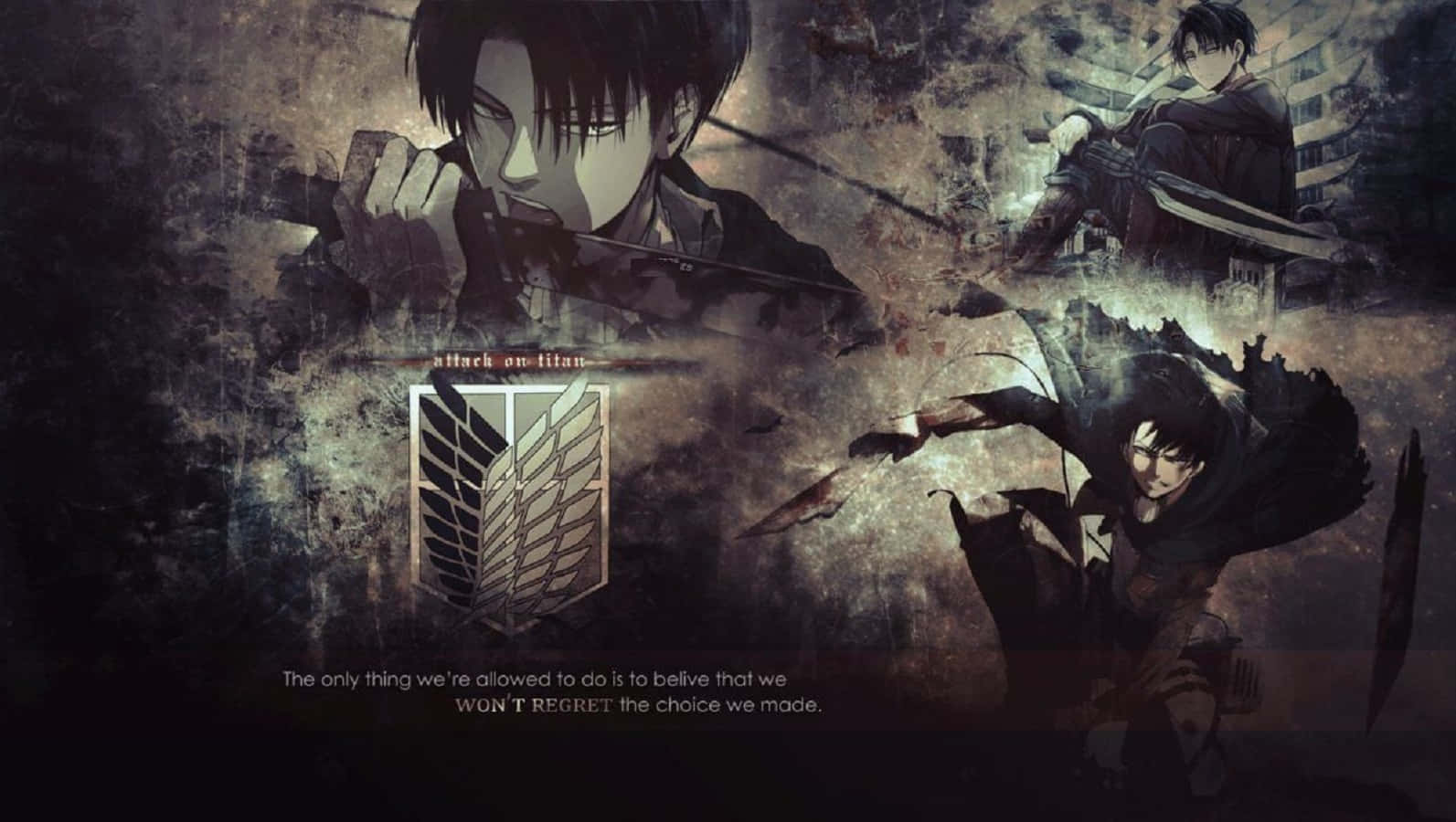 Join The Survey Corps For A Journey To Save Humanity Wallpaper