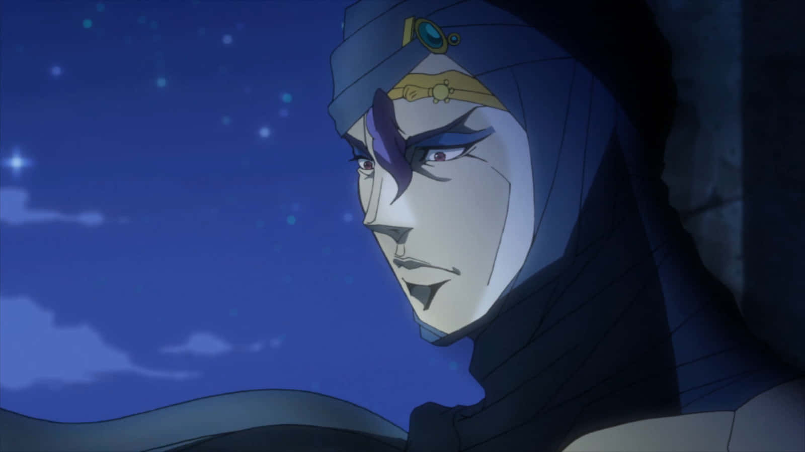 Jojo's Bizarre Adventure - Kars Unleashes His Power In An Intense Battle Scene Wallpaper