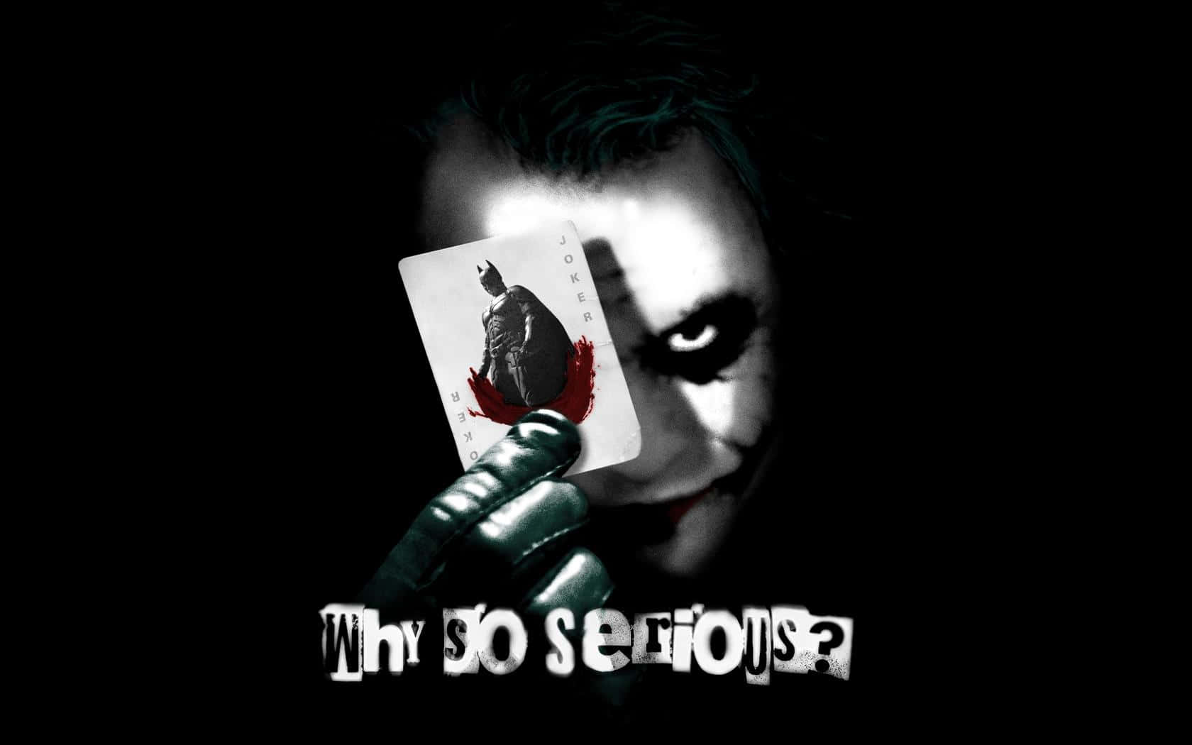 Joker Pfp With Batman Card Wallpaper