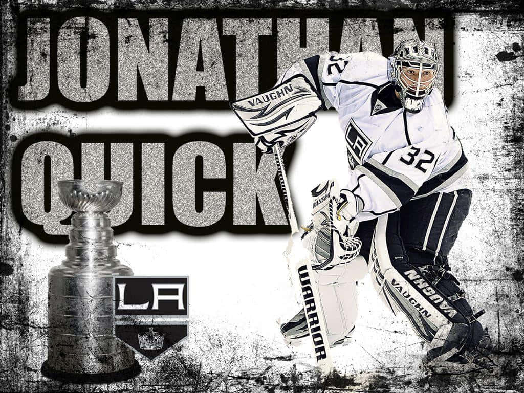 Jonathan Quick, Prime Goalie For La Kings In Game-action Wallpaper