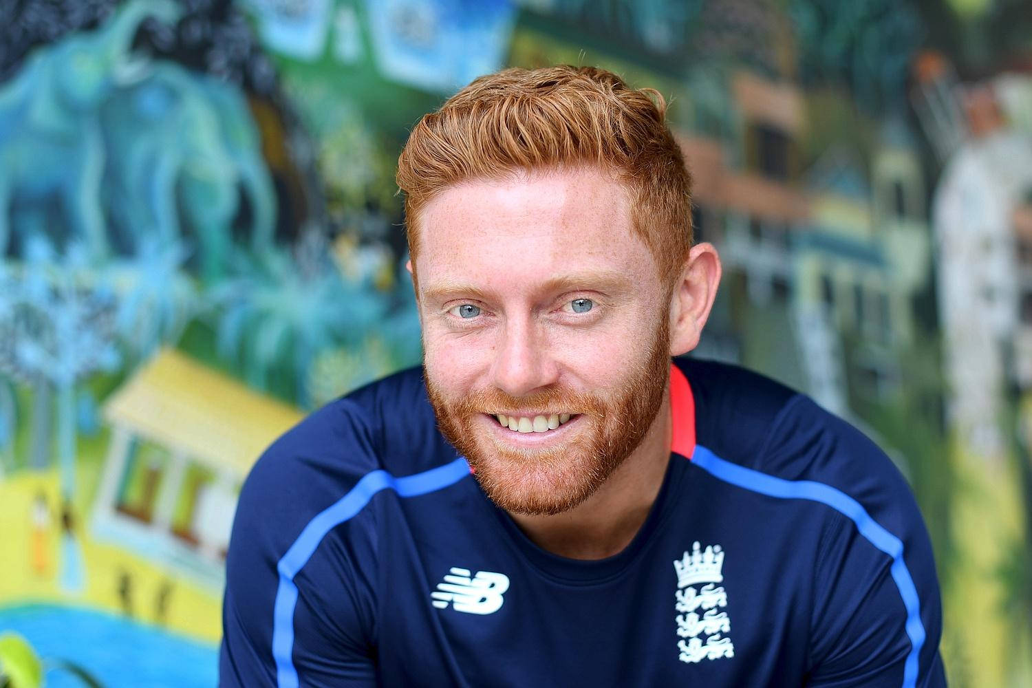 Jonny Bairstow In Blue Wallpaper