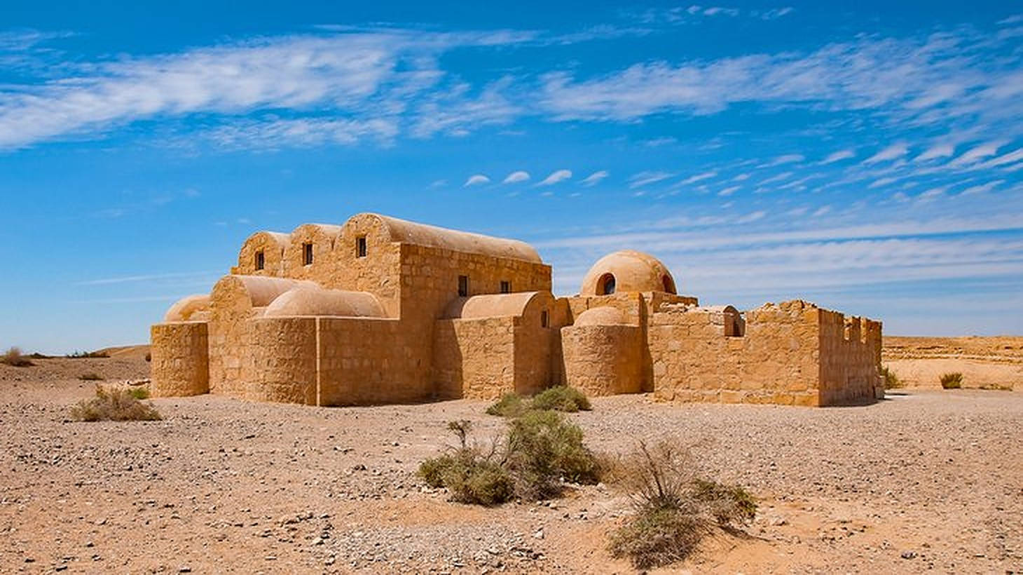 Jordan Desert Castle Wallpaper