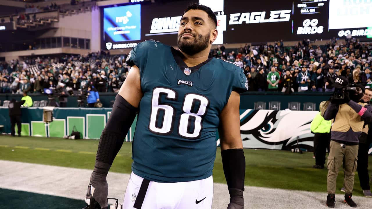 Jordan Mailata Eagles Player68 Wallpaper