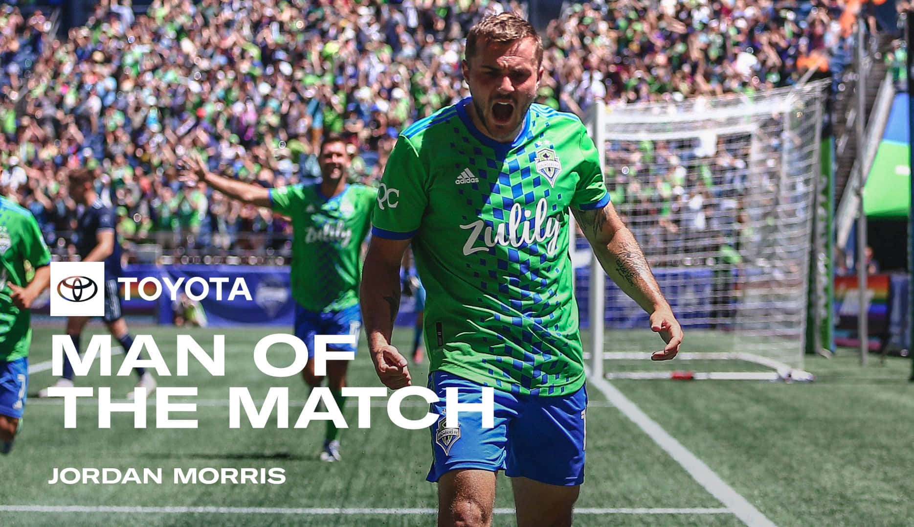 Jordan Morris Toyota Man Of The Match Wallpaper