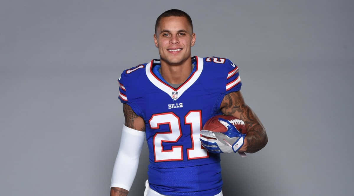 Jordan Poyer Buffalo Bills Portrait Wallpaper