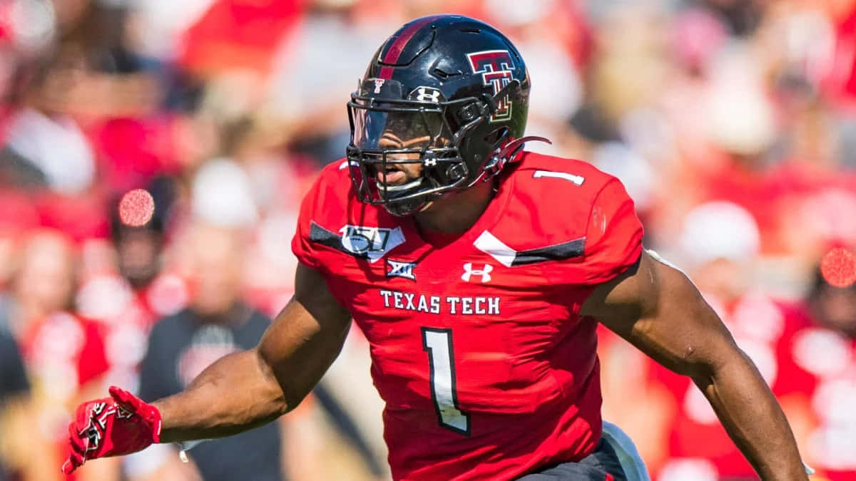 Jordyn Brooks Texas Tech Game Action Wallpaper