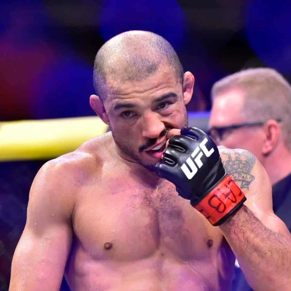 Jose Aldo Mouth Guard Wallpaper