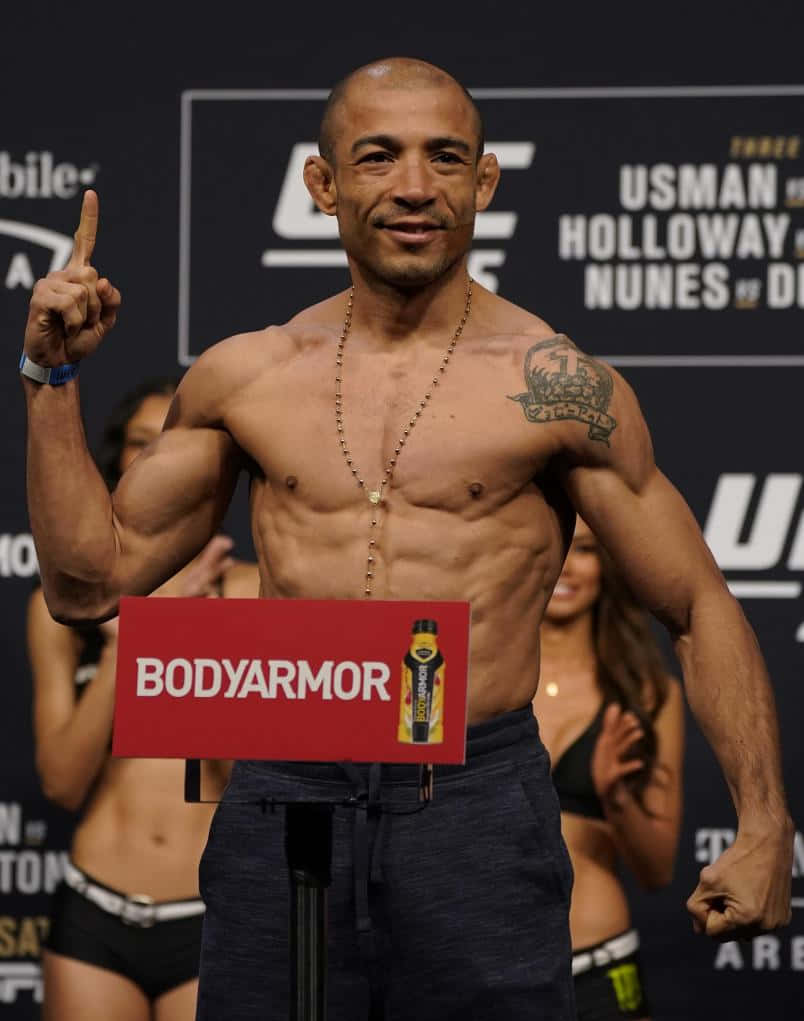 Jose Aldo Posing Wallpaper