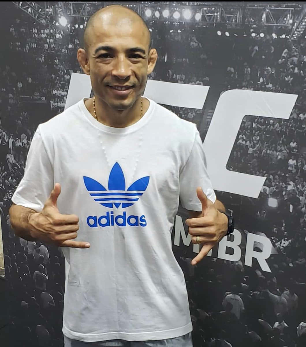 José Aldo Wearing Adidas Wallpaper