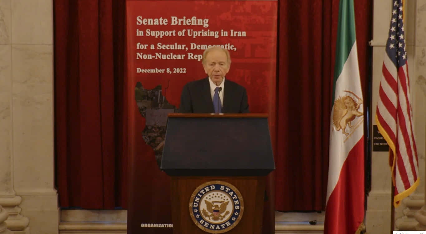 Joseph Lieberman Delivering Speech Wallpaper