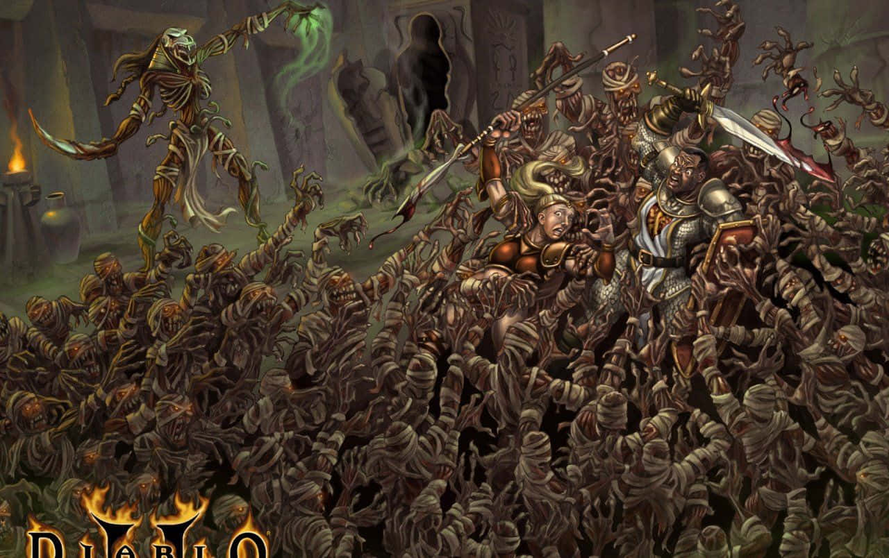 Journey Down The Path Of Evil In Diablo 2 Resurrected Wallpaper