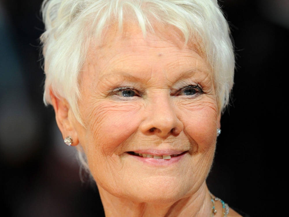 Judy Dench Beautiful Close Up Wallpaper