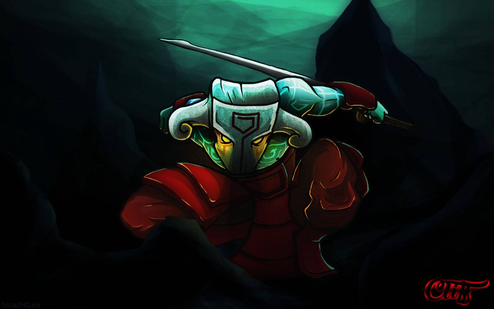 Juggernaut Dota Digital Art Wallpaper