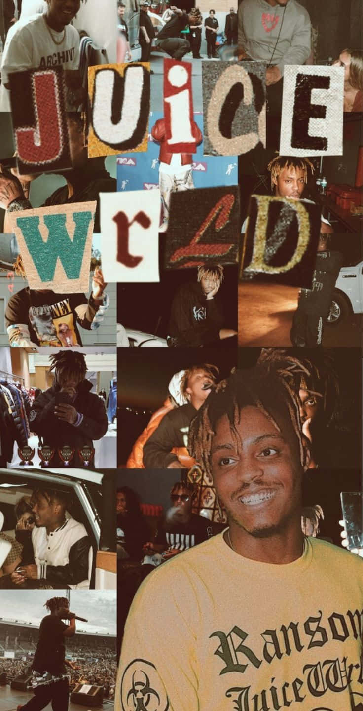 Juice World - A Collage Of Pictures Of People Wallpaper