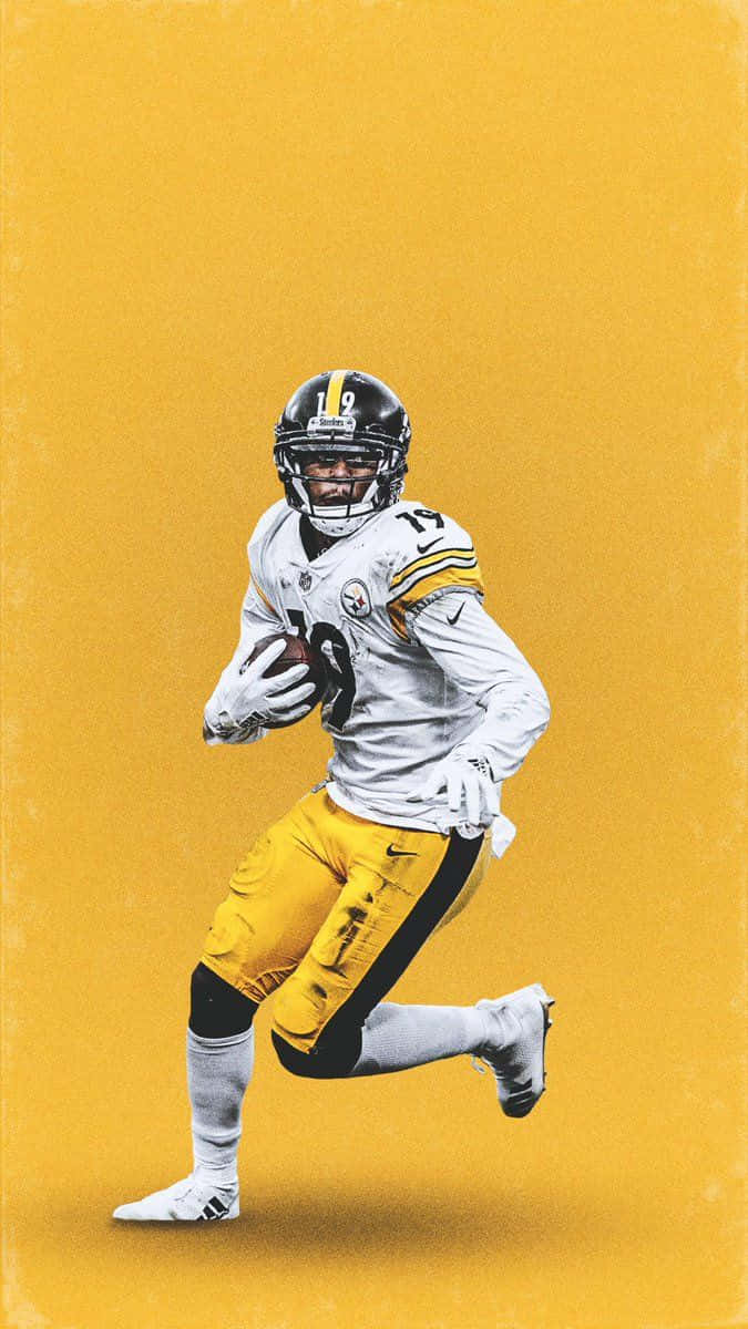 Juju Smith Schuster In The Thick Of The Action. Wallpaper