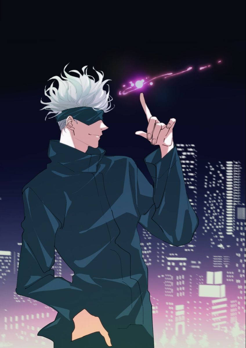 Jujutsu Kaisen 4k Blindfolded Satoru Wallpaper