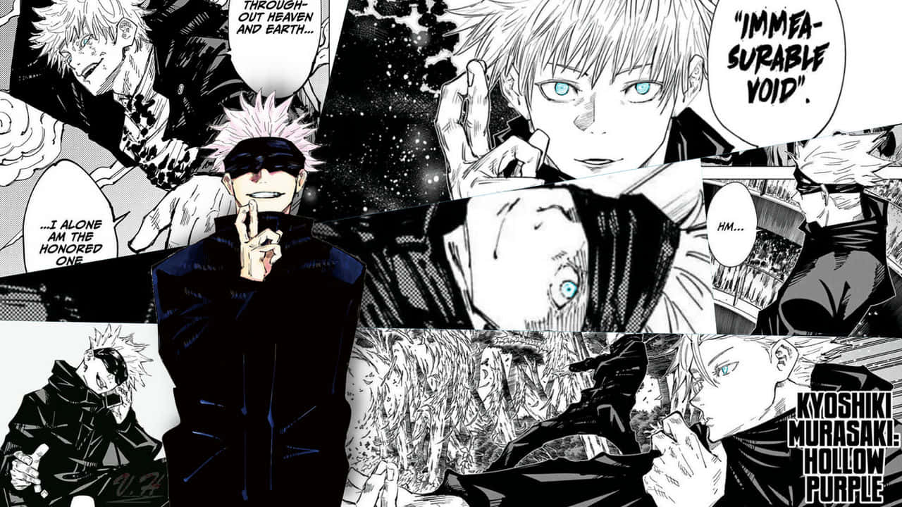 Jujutsu Kaisen_ Manga Collage_ Satoru Gojo Wallpaper