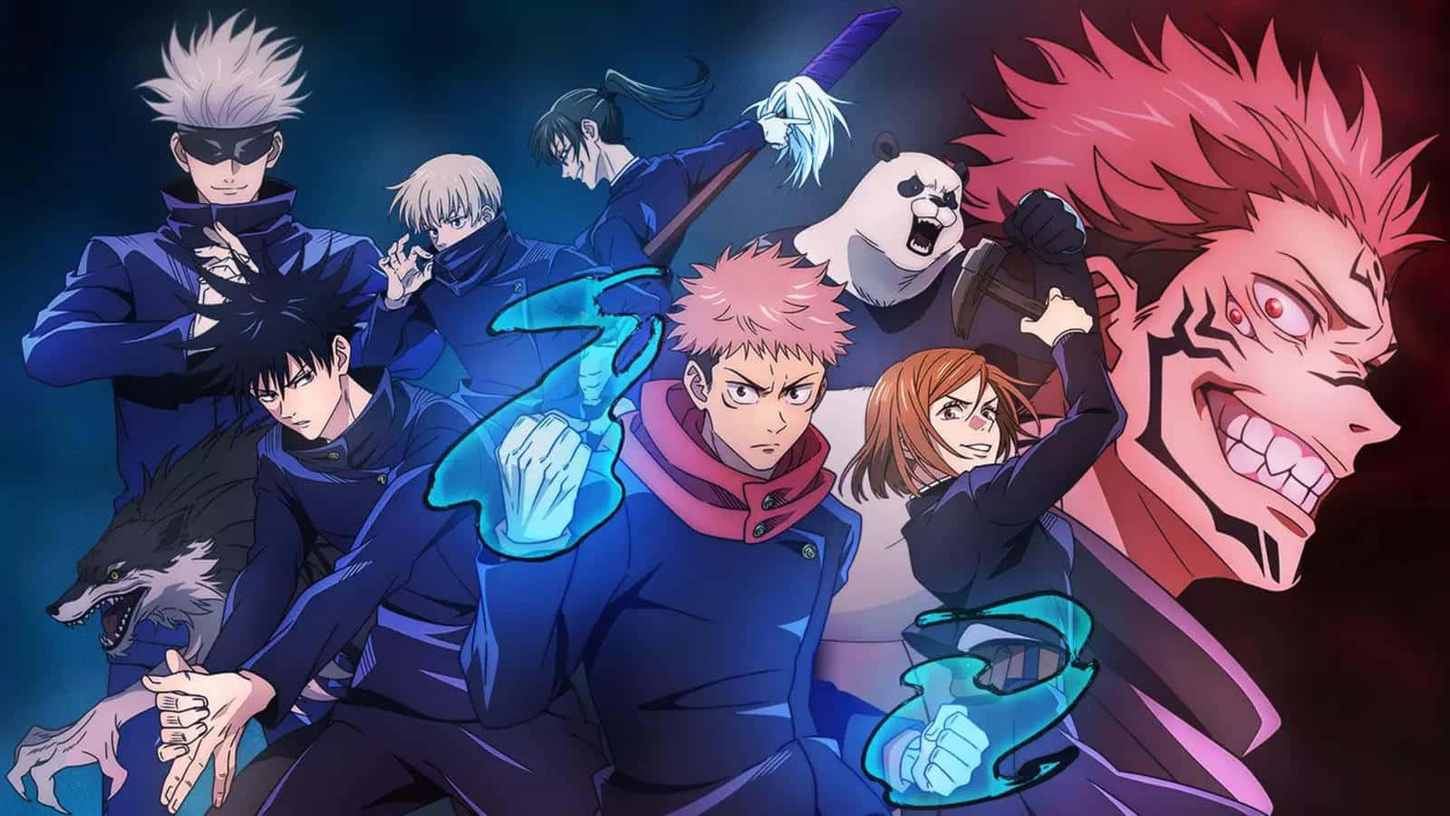 Jujutsu Kaisen Team Artwork Wallpaper