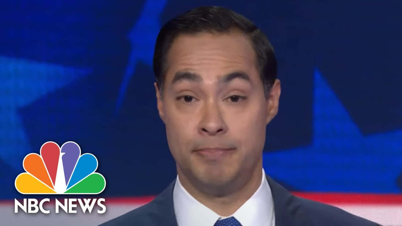 Julian Castro With Nbc News Logo Wallpaper