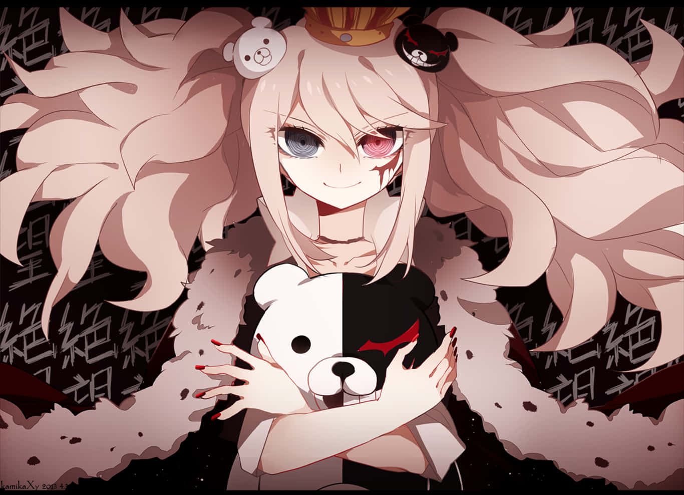 Junko Enoshima Embrace Danganronpa Pfp Wallpaper