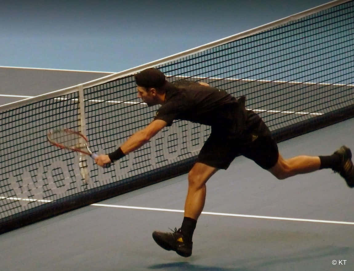 Jurgen Melzer In An All-black Outfit Wallpaper