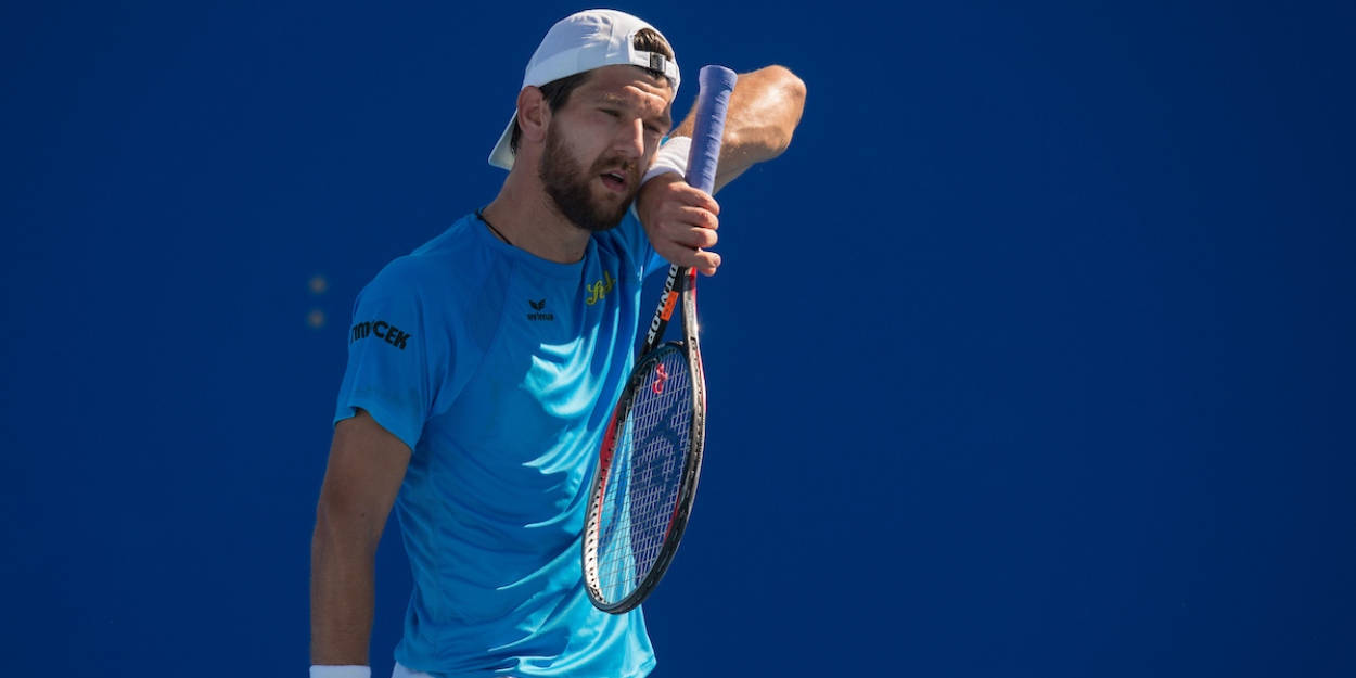 Jurgen Melzer Wiping His Sweat Wallpaper