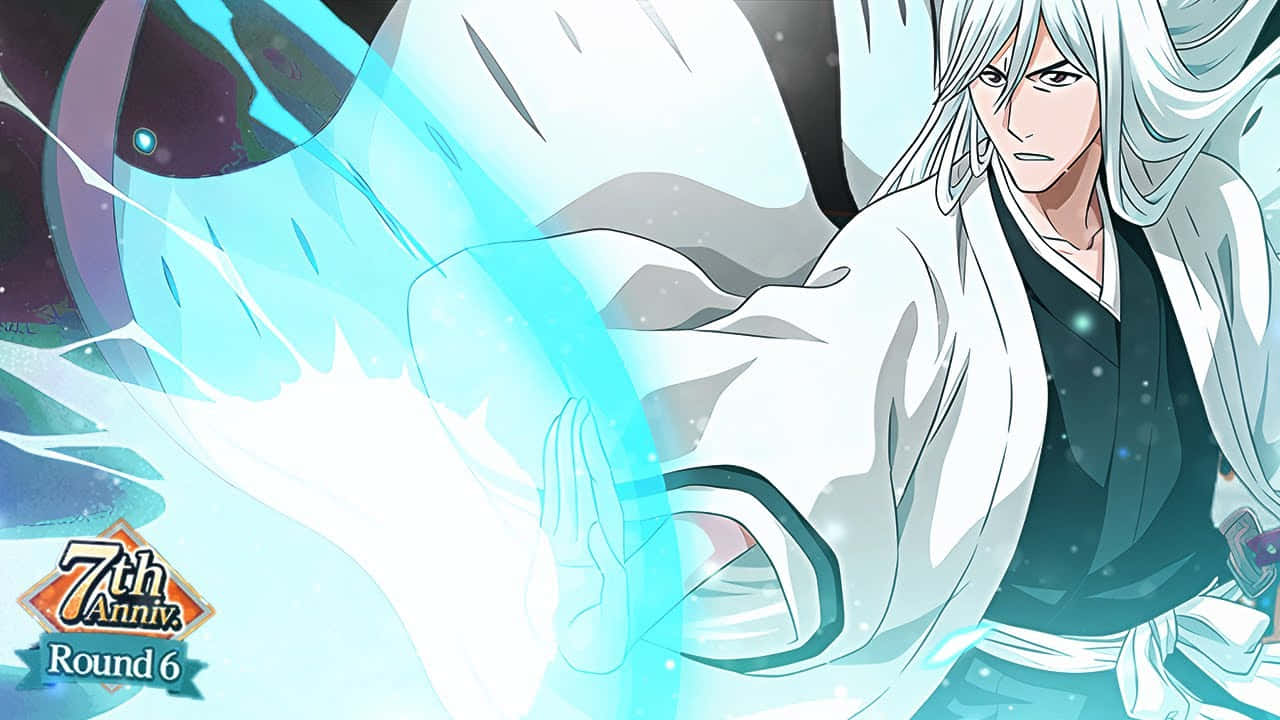 Jushiro Ukitake, A Soul Reaper In Anime Series Bleach Wallpaper