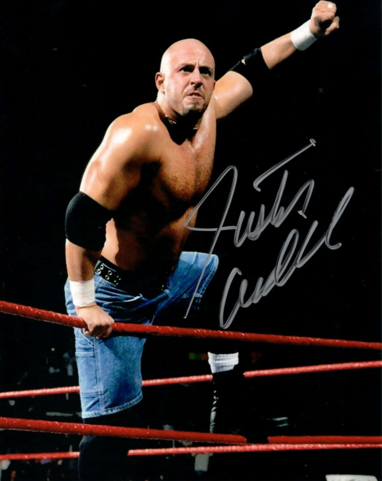 Justin Credible Autograph Poster Wallpaper