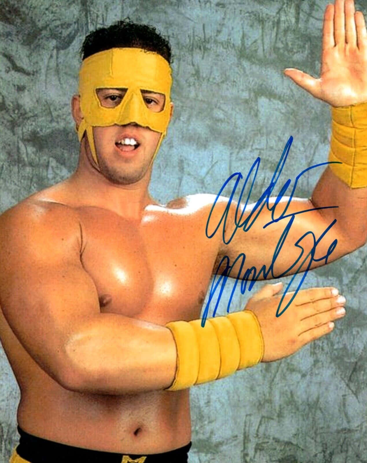 Justin Credible Yellow Mask Wallpaper