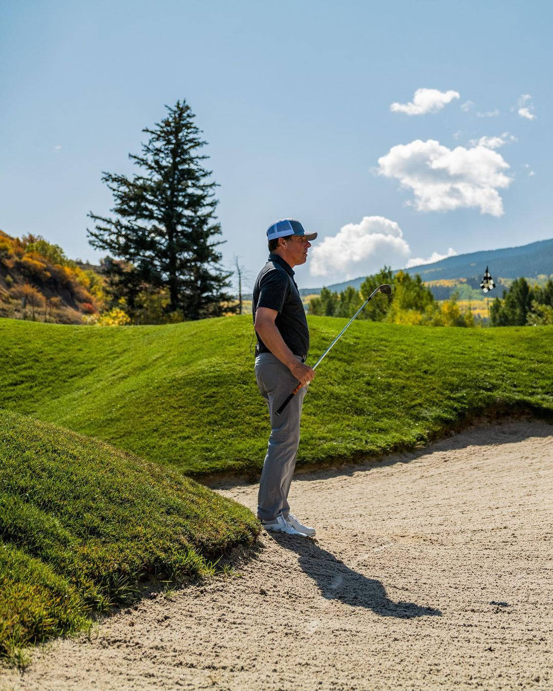 Justin Leonard Standing On Course Wallpaper