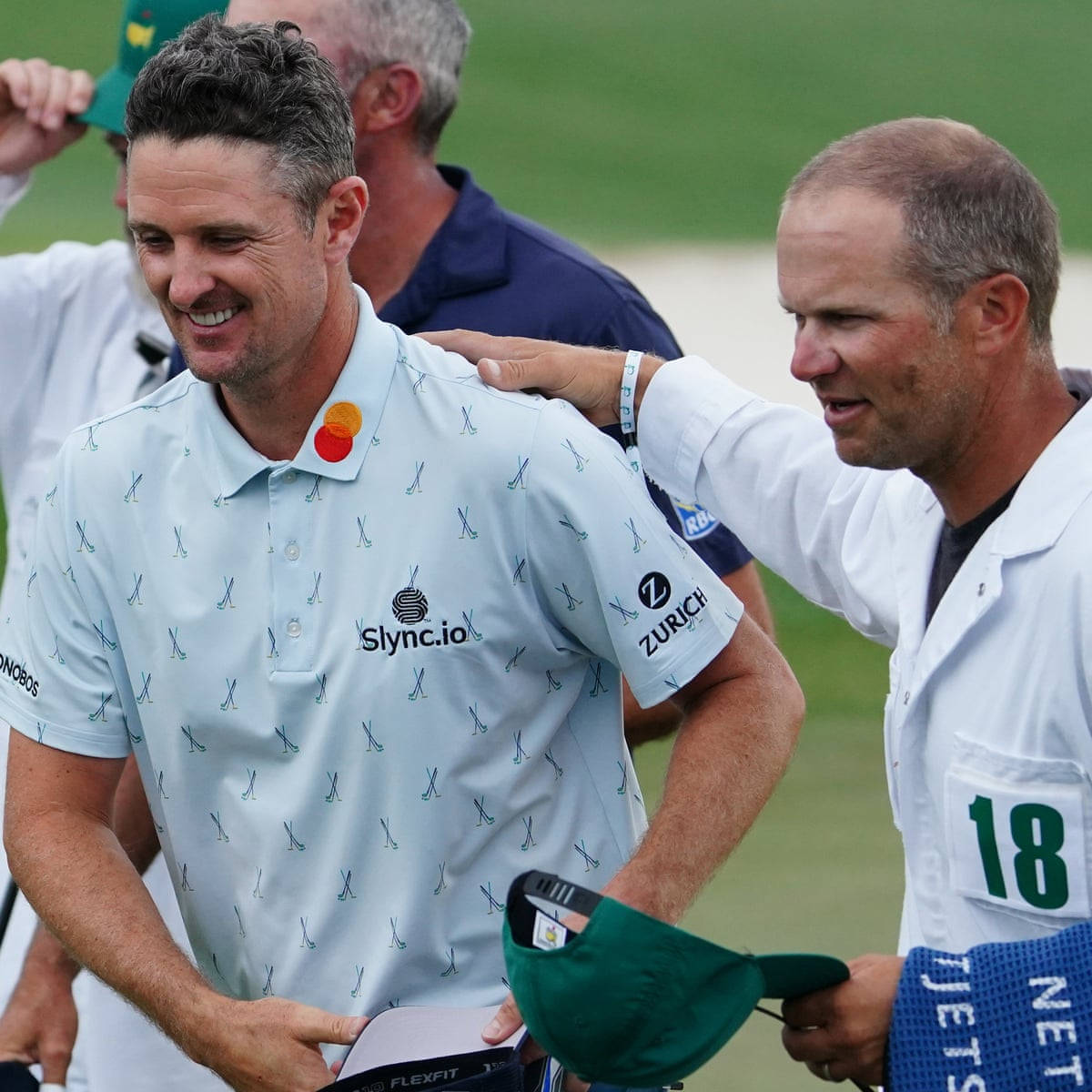 Justin Rose Walking To The Left And Smiling Wallpaper