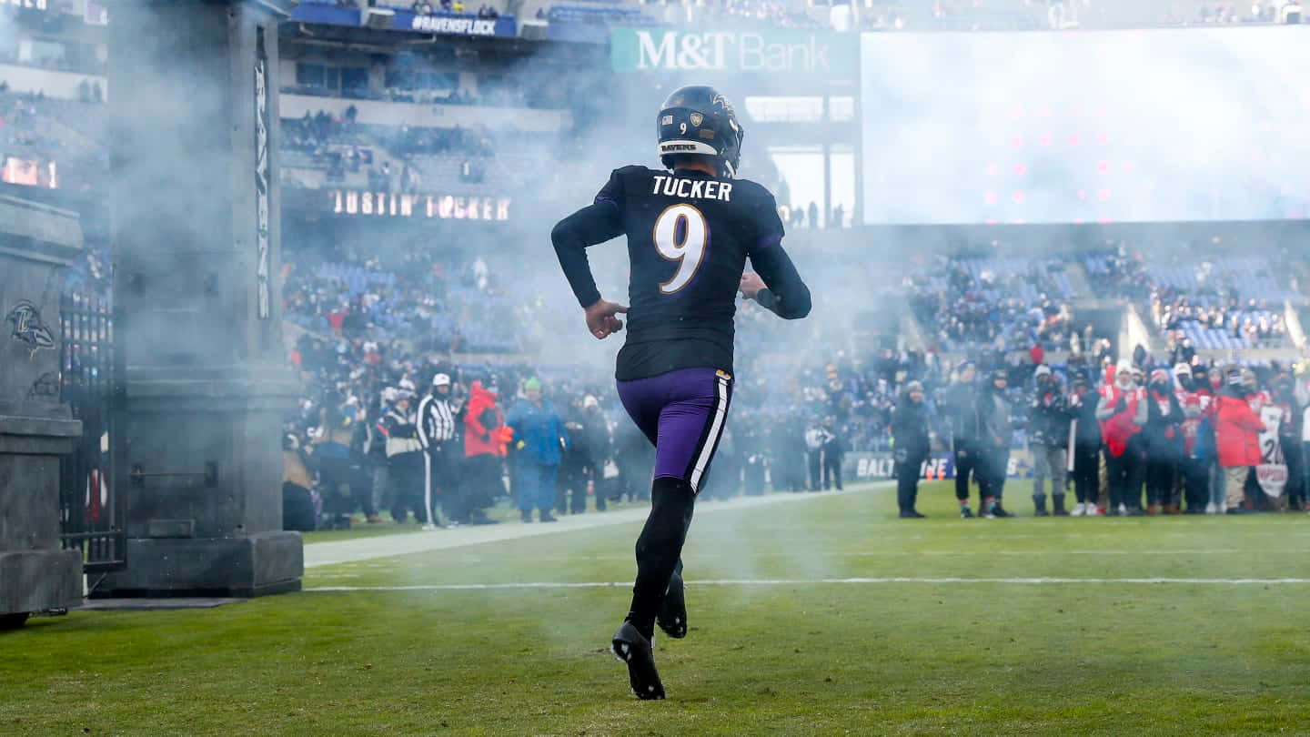 Justin Tucker Entering Field Wallpaper