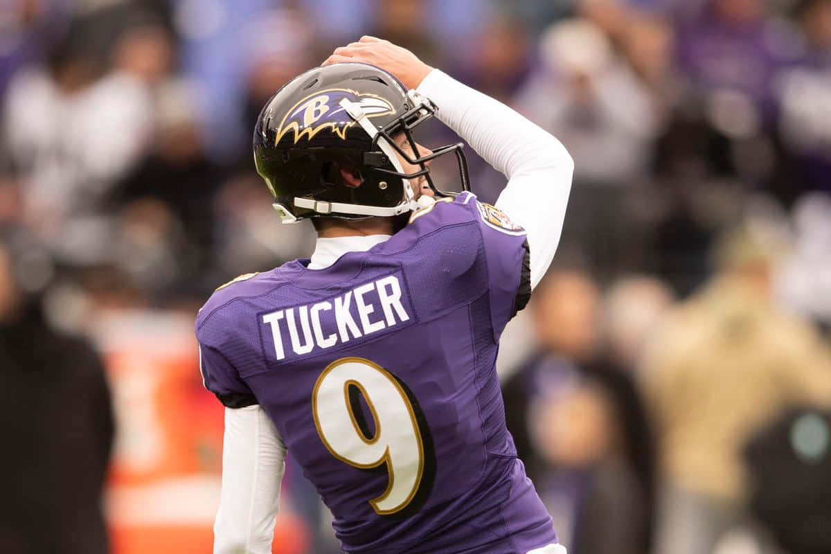 Justin Tucker Field Goal Celebration Wallpaper