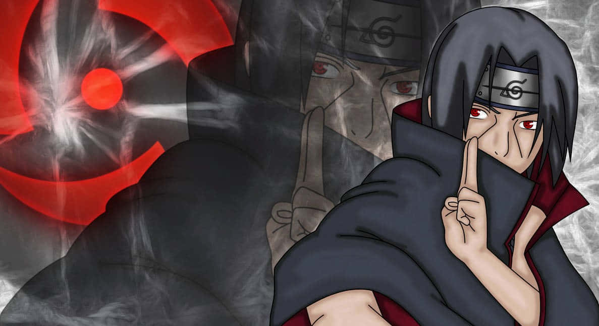 Jutsu Master Performing A Technique Wallpaper