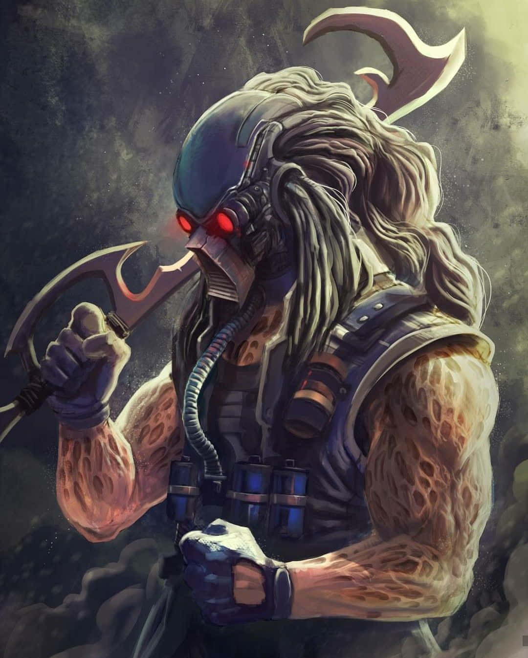 Kabal Unleashes His Fury In Mortal Kombat Wallpaper