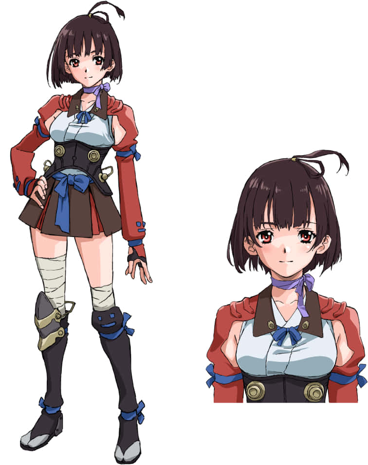 Kabaneri Mumei Character Design Wallpaper