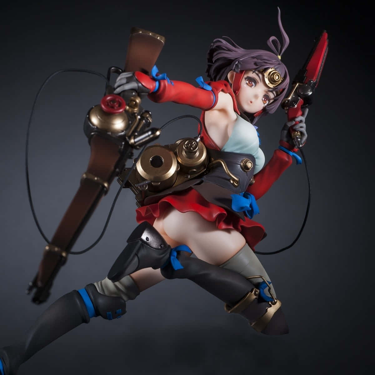 Kabaneri Mumei Figurein Action Pose Wallpaper