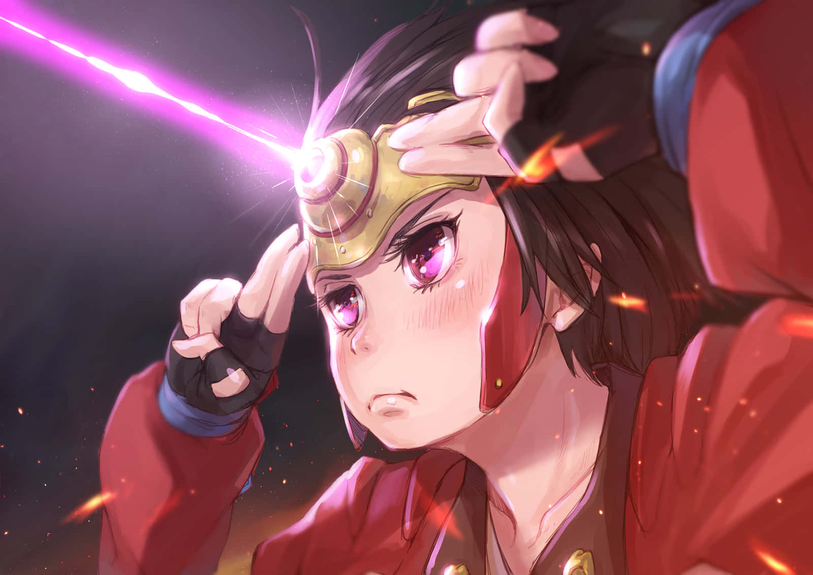 Kabaneri Mumei Power Gaze Wallpaper