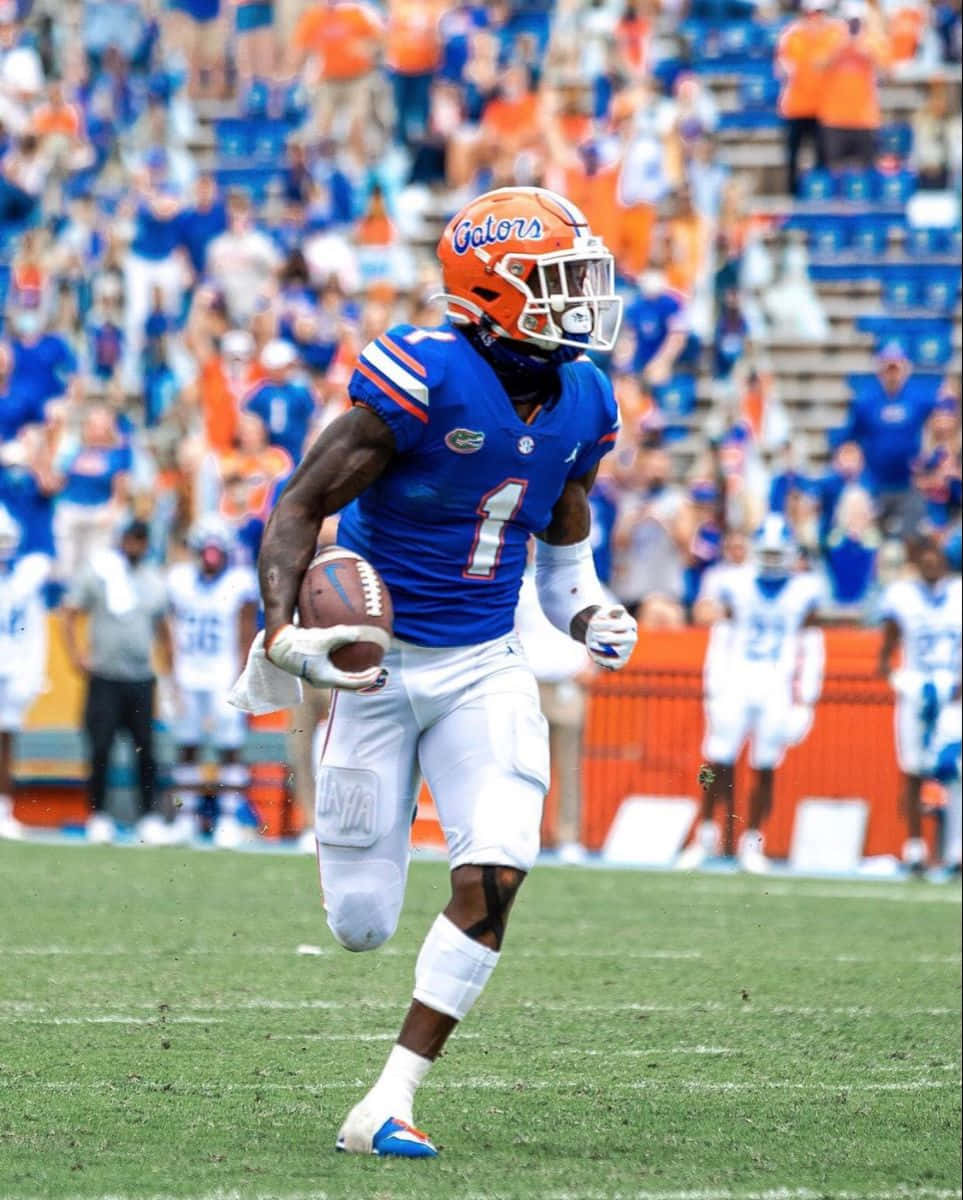 Kadarius Toney Florida Gators Game Action Wallpaper