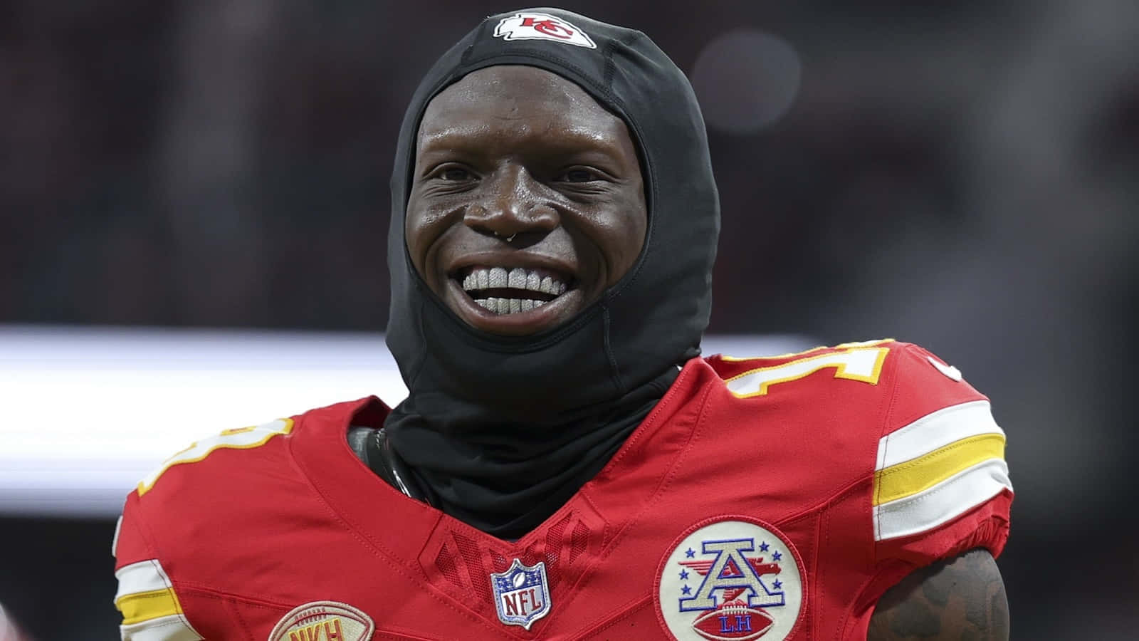 Kadarius Toney Kansas City Chiefs Smile Wallpaper