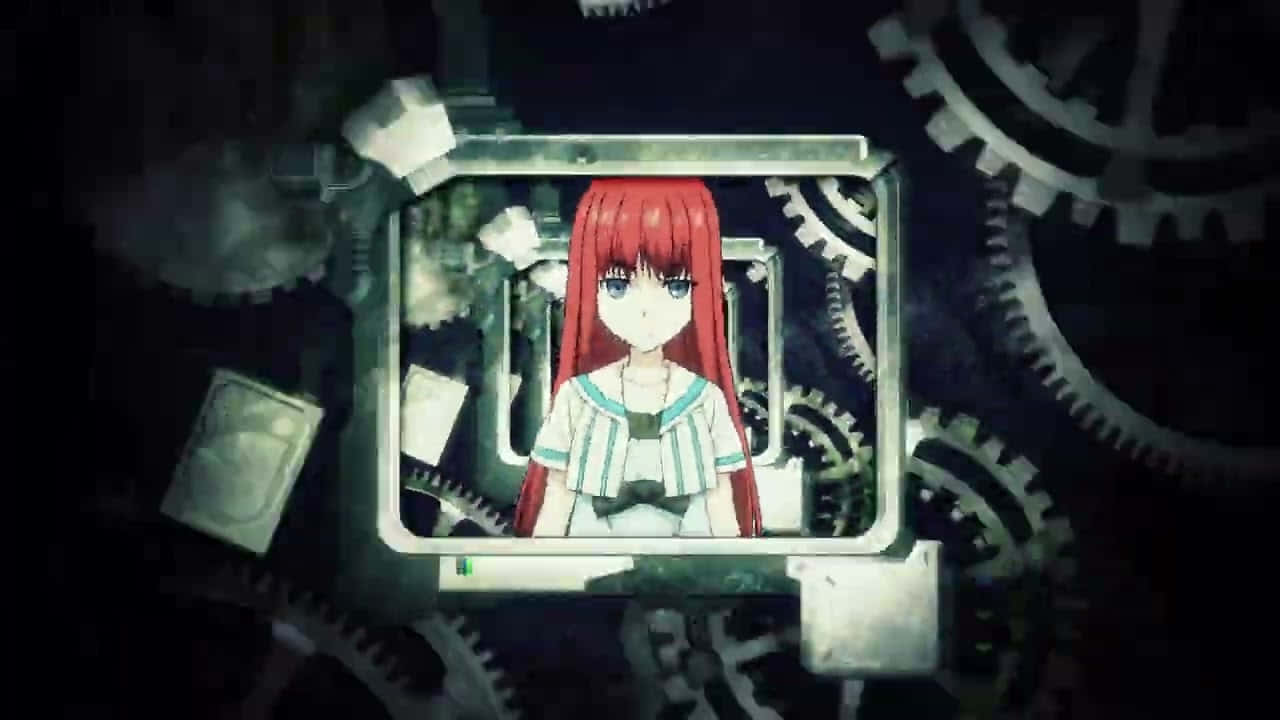 Kagari Shiina - The Red-haired Beauty In A Dystopian World Wallpaper