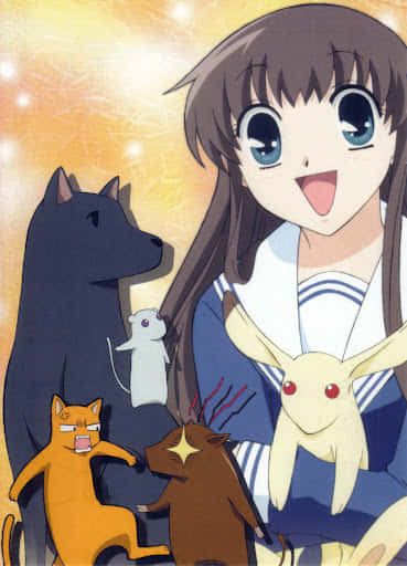 Kagura_ Sohma_and_ Animal_ Friends_ Anime Wallpaper