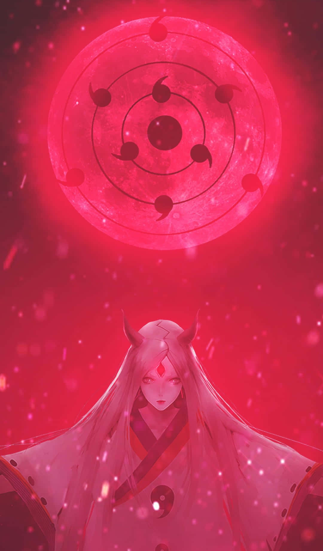 Kaguya Otsutsuki, The Progenitor Of Chakra, In A Powerful Stance Wallpaper