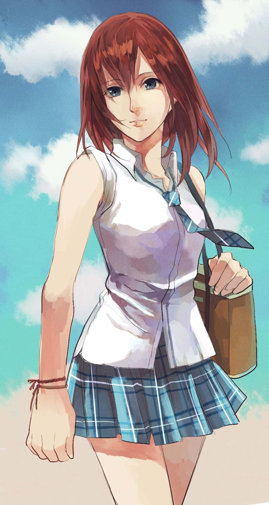 Kairi From Kingdom Hearts In A Stunning Visual Wallpaper