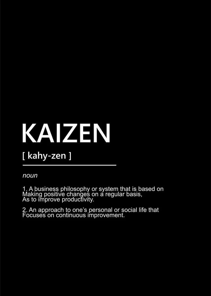 Kaizen Continuous Improvement Philosophy Wallpaper